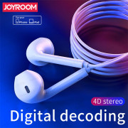 JOYROOM - JR-EP3 Lightning (For iPhone iPad) 升級版立體聲線控耳機 - 白色 (i1169)