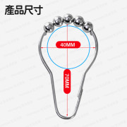 葫蘆扣浴簾窗簾掛鉤 浴簾環 浴簾扣 (12個裝) -  (i746)