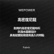 We Power - 防潑水輕便大容量雙肩包學生背包通勤簡約休閒手提背包 休閒背囊 背包 #3024 (黑色) -  (i1951BK)