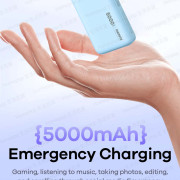 REMAX - RPP-676 Lightning 5000mAh 輕巧自帶充電線 流動電源 尿袋 充電寶 移動電源 行動電源 流動充電器 行動充電器 外置電池 便攜電池 - (多色選擇) (i1890)