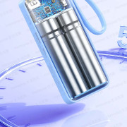 REMAX - RPP-676 Lightning 5000mAh 輕巧自帶充電線 流動電源 尿袋 充電寶 移動電源 行動電源 流動充電器 行動充電器 外置電池 便攜電池 - (多色選擇) (i1890)