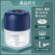 電動蒜泥神器 切蒜器 搗蒜器 迷你攪碎機 250ml - (多色選擇) (i968)